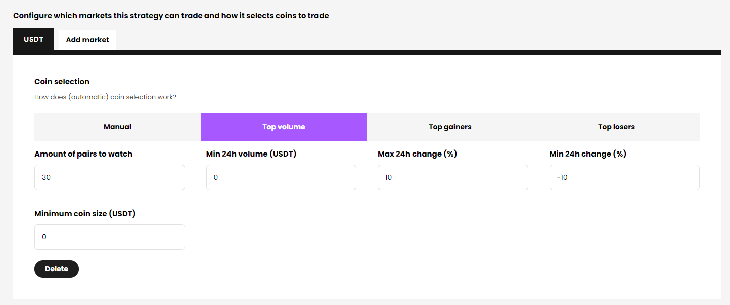 crypto coin selection worksheet