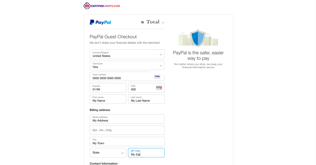 How to use Credit or Debit Card with Paypal without having an account with Paypal?