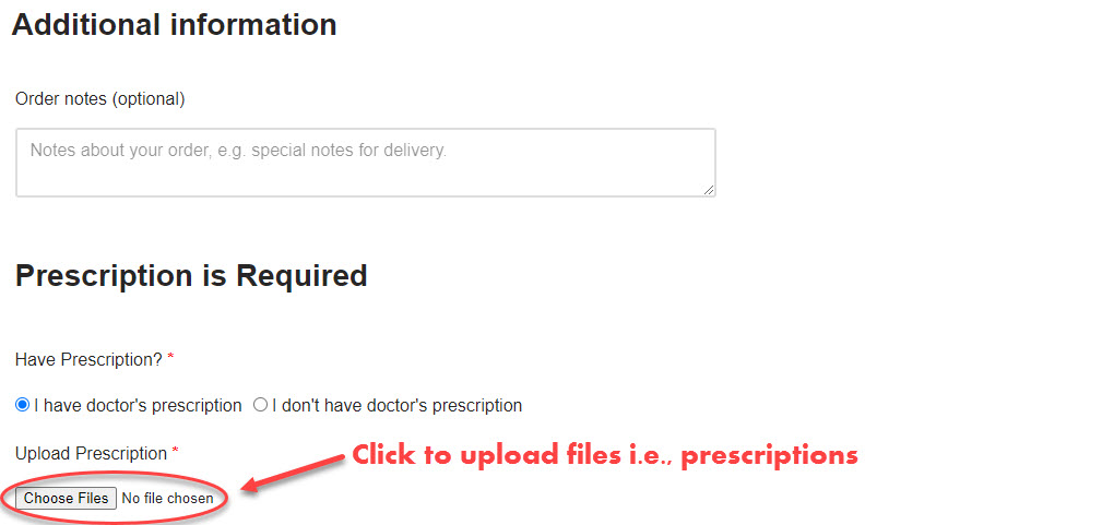 How to Upload a Prescription